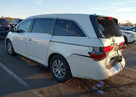 2016 Honda Odyssey Se z USA, uszkodzony, nr VIN 5FNRL5H32GB143831